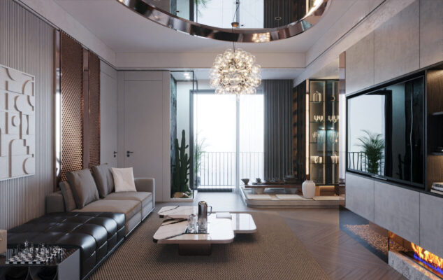 phòng khách hiện đại