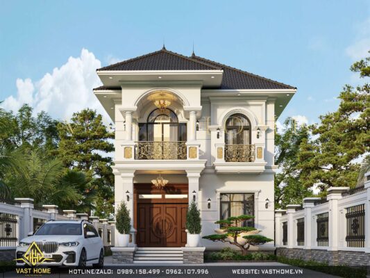 Mẫu Biệt Thự 2 TầngTân Cổ Điển  VHBT 240929
