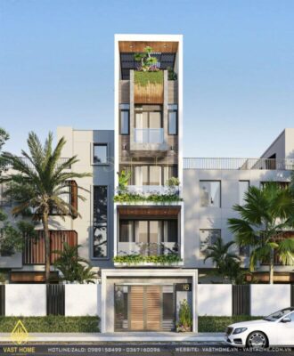 nhà phố 5 tầng