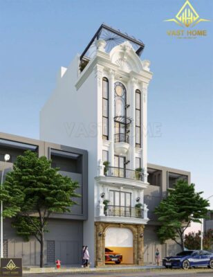 nhà phố 5 tầng