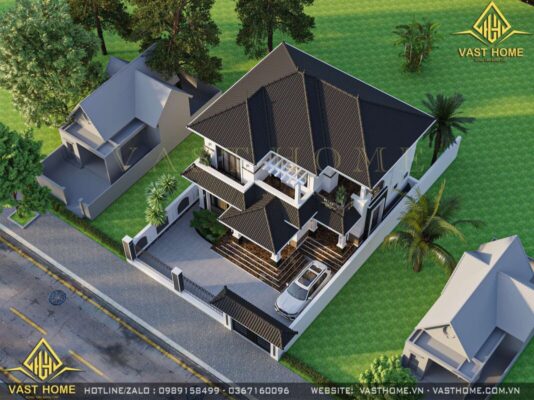 2 tầng mái nhật