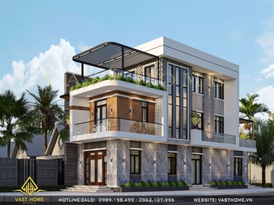 nhà phố 2 tầng hiện đại