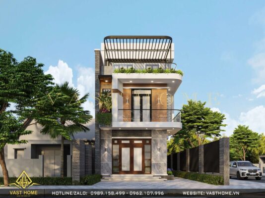 nhà phố 2 tầng hiện đại