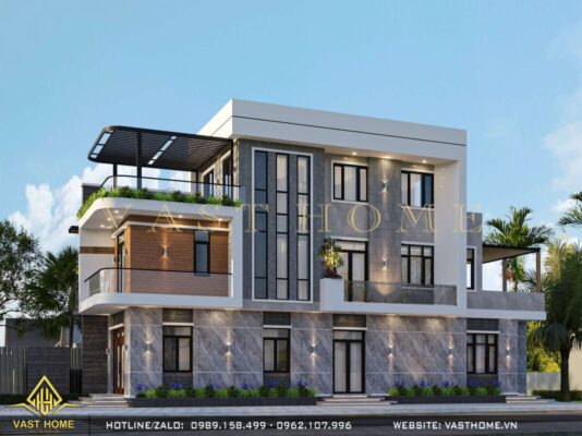 nhà phố 2 tầng hiện đại