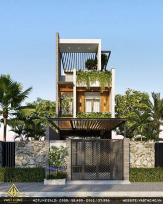 nhà phố 2 tầng hiện đại