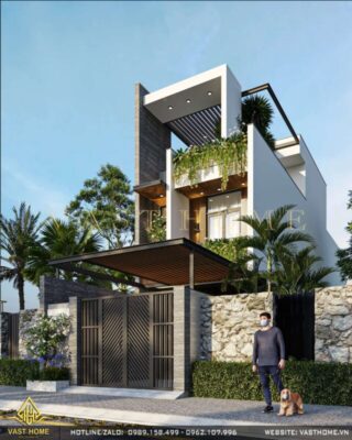 nhà phố 2 tầng hiện đại