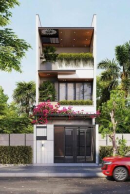 nhà phố 3 tầng hiện đại
