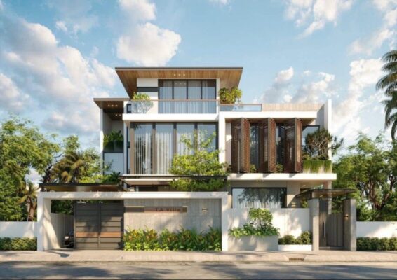 Biệt thự hiện đại 3 tầng