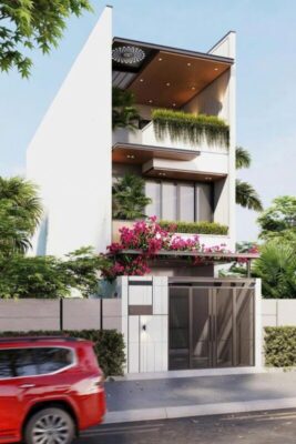 nhà phố 3 tầng hiện đại