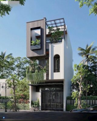 nhà phố 3 tầng hiện đại