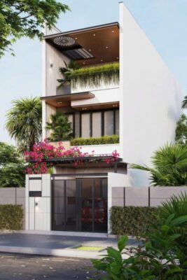 nhà phố 3 tầng hiện đại
