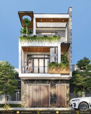 nhà phố 3 tầng hiện đại