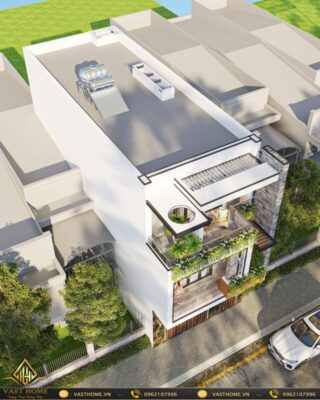 nhà phố 3 tầng hiện đại