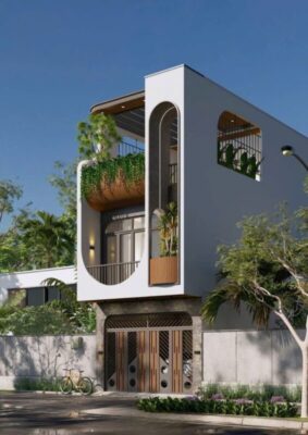 Nhà Phố 3 Tầng Hiện Đại