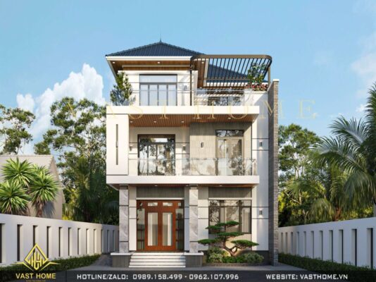 Mẫu nhà 3 tầng hiện đại