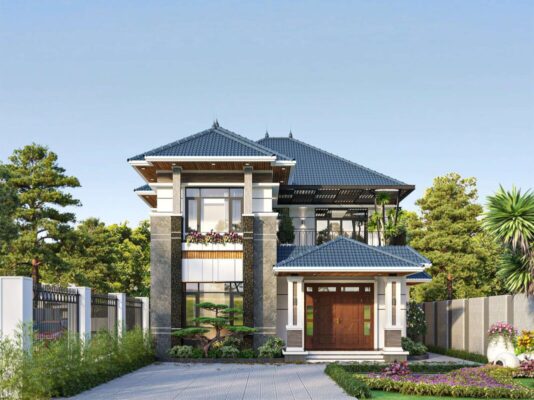 Mẫu nhà 2 tầng hiện đại