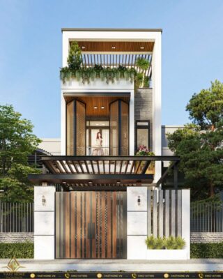 nhà phố 2 tầng hiện đại