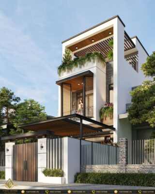 nhà phố 2 tầng hiện đại