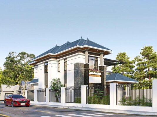 Mẫu nhà 2 tầng hiện đại