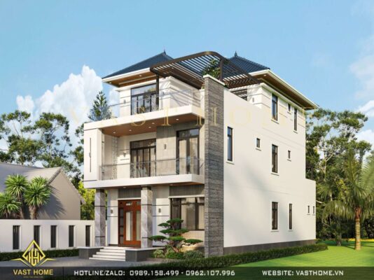 Mẫu nhà 3 tầng hiện đại