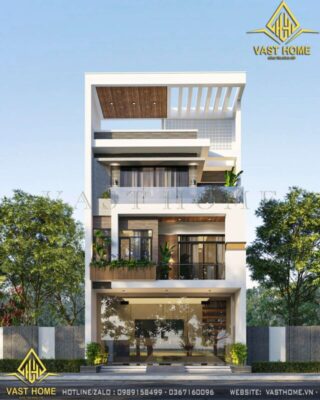 nhà phố 3 tầng hiện đại