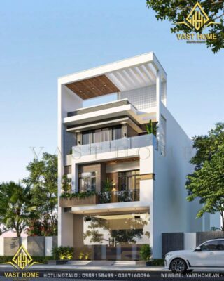 nhà phố 3 tầng hiện đại