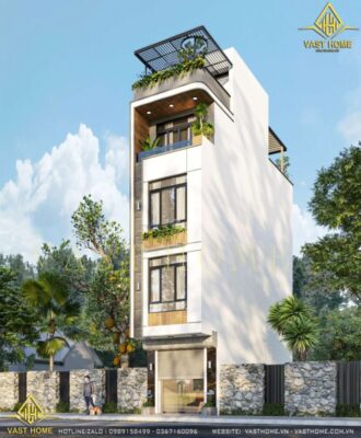 Nhà phố 4 tầng hiện đại mặt tiền 5m