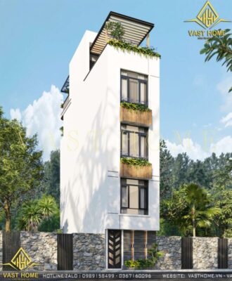 Nhà phố 4 tầng hiện đại mặt tiền 5m