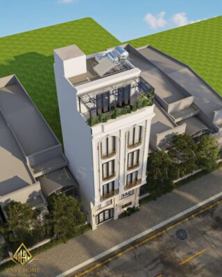 Nhà phố tân cổ điển 4 tầng