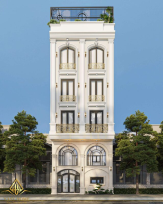 Nhà phố tân cổ điển 4 tầng