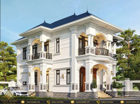 nhà 2 tầng mái nhật