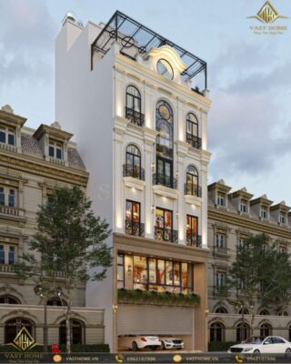 Nhà phố tân cổ điển 5 tầng