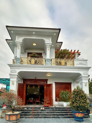 Biệt thự 2 tầng tân cổ điển mái Nhật