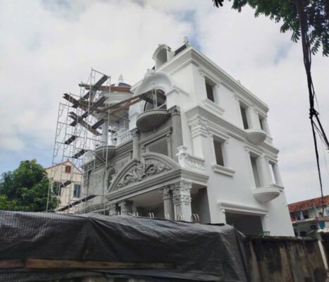 Biệt thự tân cổ điển 3 tầng mái Mansard