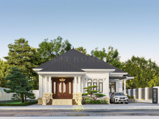 Mẫu nhà vườn tân cổ