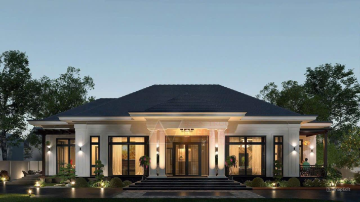 mẫu nhà vườn hiện đại