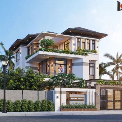 nhà phố hiện đại 3 tầng