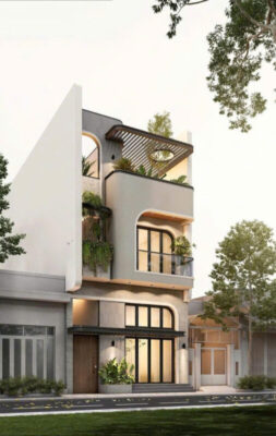nhà phố hiện đại 3 tầng