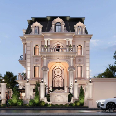 biệt thự tân cổ điển 3 tầng