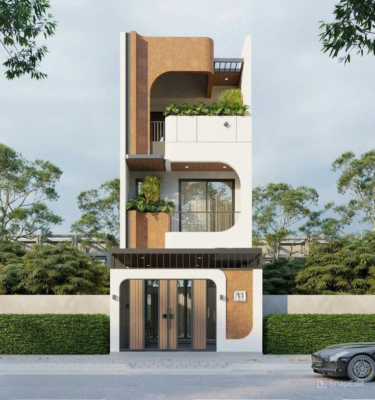 nhà phố 3 tầng hiện đại