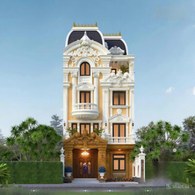 Biệt thự tân cổ điển 4 tầng