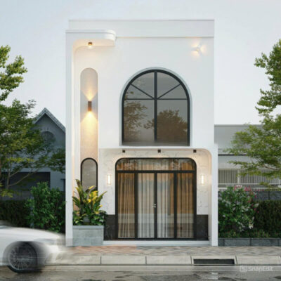 nhà phố gác lửng hiện đại