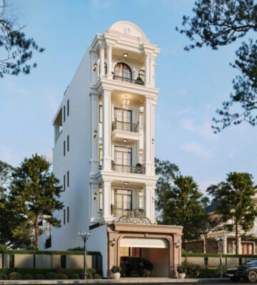 Nhà phố 5 tầng tân cổ điển