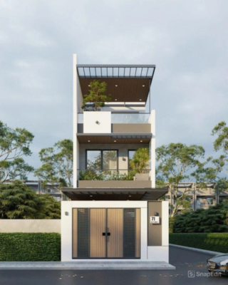 nhà phố 3 tầng hiện đại