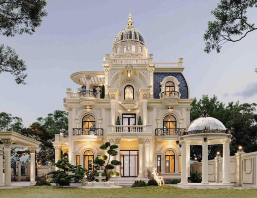 biệt thự tân cổ điển 3 tầng