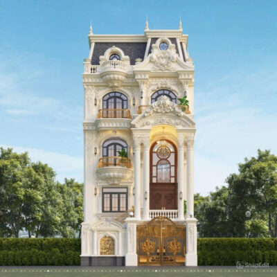 Biệt thự tân cổ điển 4 tầng