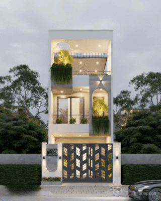 nhà phố 2 tầng hiện đại