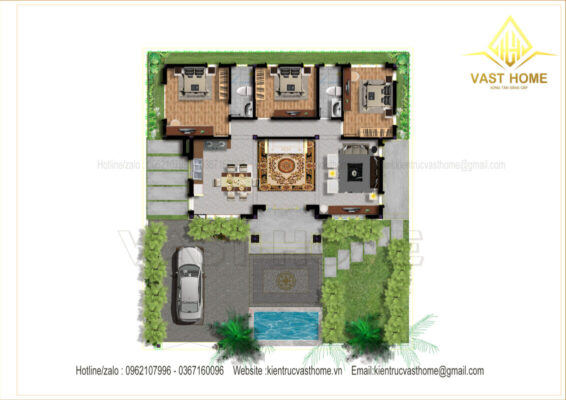 Mẫu nhà vườn hiện đại