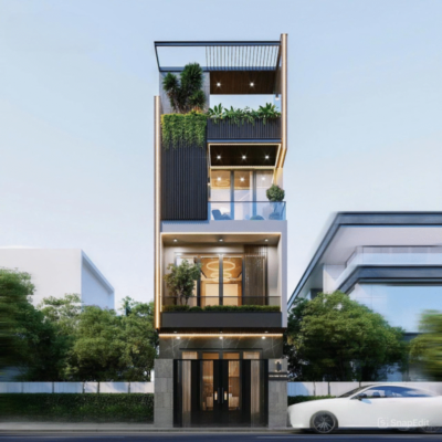 nhà phố hiện đại 3 tầng