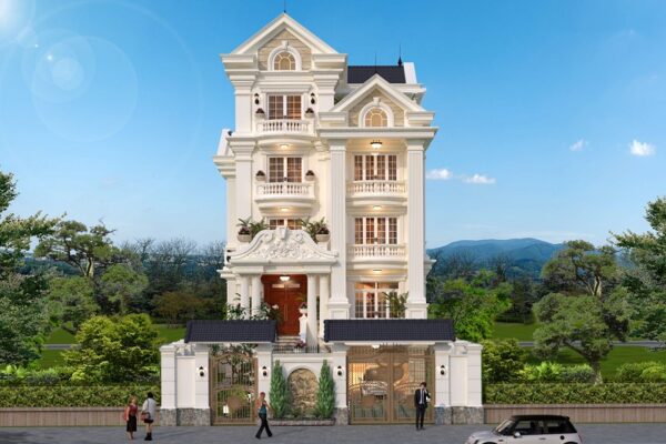 Biệt thự tân cổ điển 4 tầng
